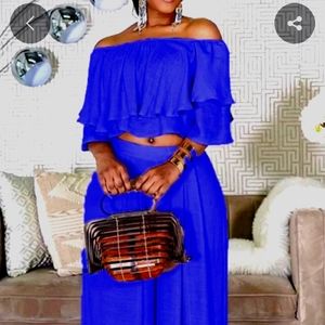 NEW TWO PIECE SKIRT/PANTS SET PLUS SIZE 3XL